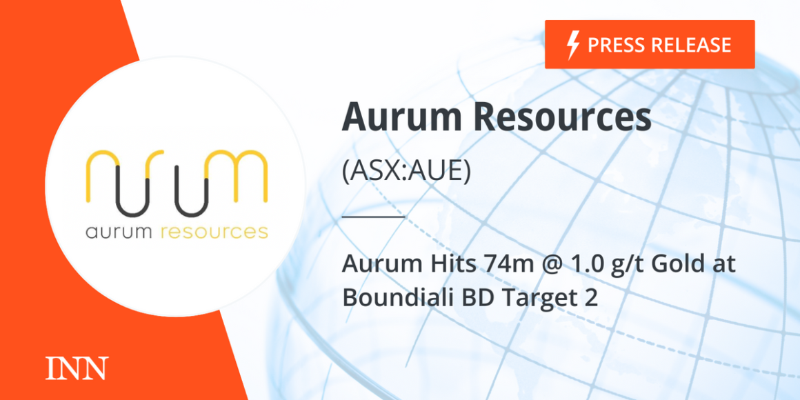 Aurum Hits 74m @ 1.0 g/t Gold at Boundiali BD Target 2