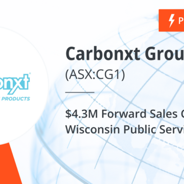 $4.3M Forward Sales Contract with Wisconsin Public Service