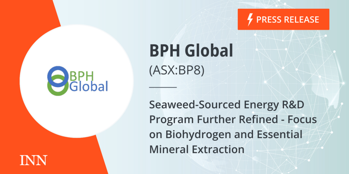 Seaweed-Sourced Energy R&D Program Further Refined – Focus on Biohydrogen and Essential Mineral Extraction