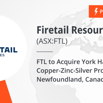 FTL to Acquire York Harbour Copper-Zinc-Silver Project, Newfoundland, Canada