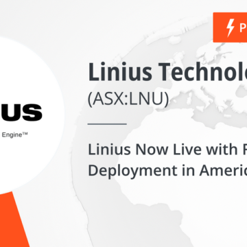 Linius Now Live with First Deployment in American Football