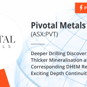 Deeper Drilling Discovers Substantially Thicker Mineralisation at Horden Lake; Corresponding DHEM Results Indicate Exciting Depth Continuity