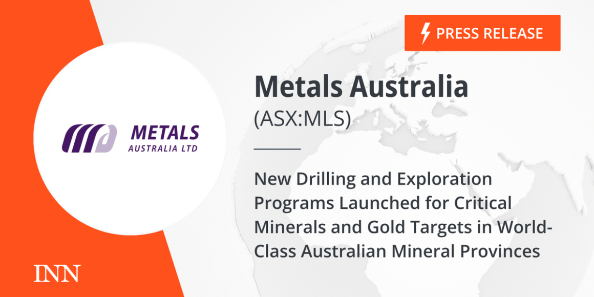 New Drilling and Exploration Programs Launched for Critical Minerals and Gold Targets in World-Class Australian Mineral Provinces