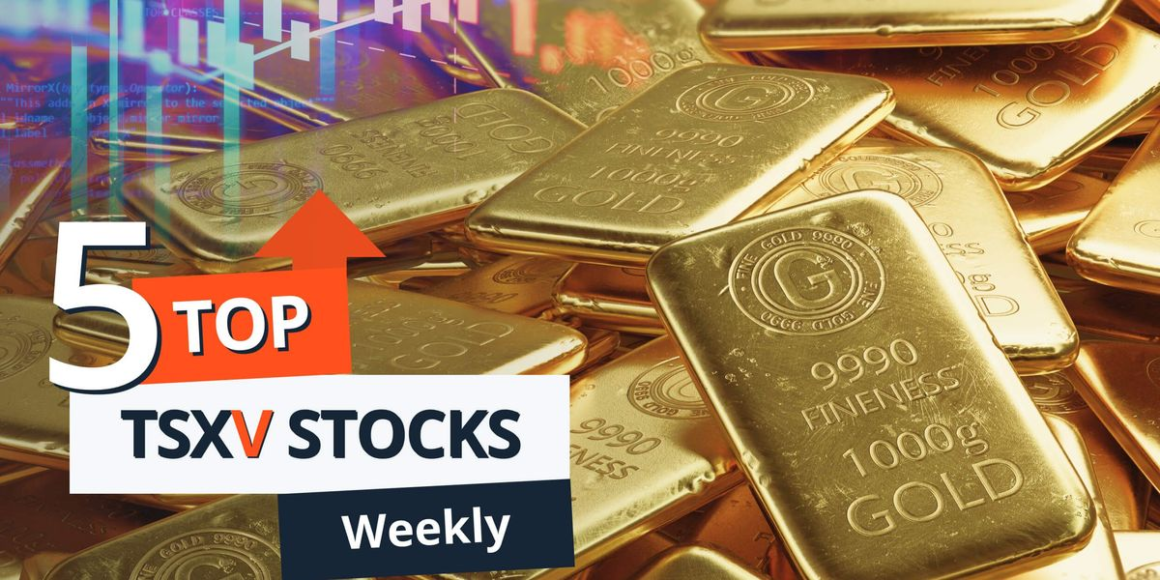 5 Top Weekly TSXV Stocks: Gold Stocks Gain as Metal Hits New Record High