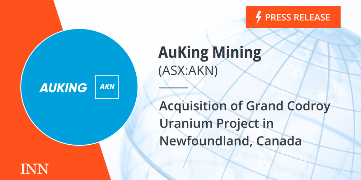 Acquisition of Grand Codroy Uranium Project in Newfoundland, Canada