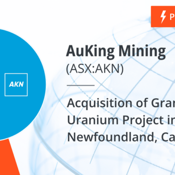 Acquisition of Grand Codroy Uranium Project in Newfoundland, Canada