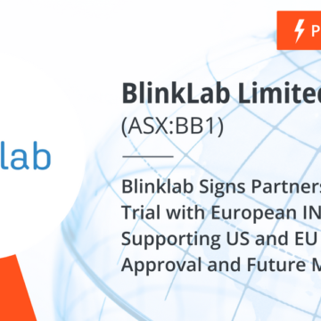 Blinklab Signs Partnership for Clinical Trial with European INTER-PSY, Supporting US and EU Regulatory Approval and Future Market Adoption