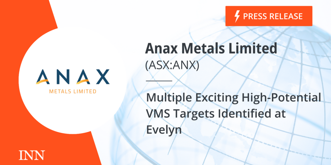 Multiple Exciting High-Potential VMS Targets Identified at Evelyn