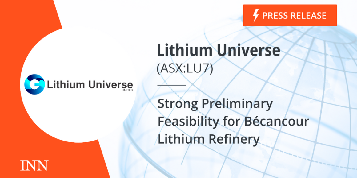 Strong Preliminary Feasibility for Bécancour Lithium Refinery